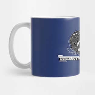 WEIRDO - Crative Energy Flo - Universe - Black and White - Navy Blue Mug